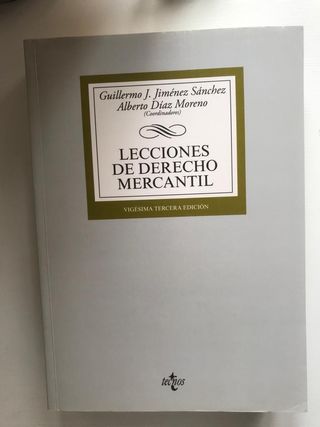 Manual Lecciones de Derecho Mercantil