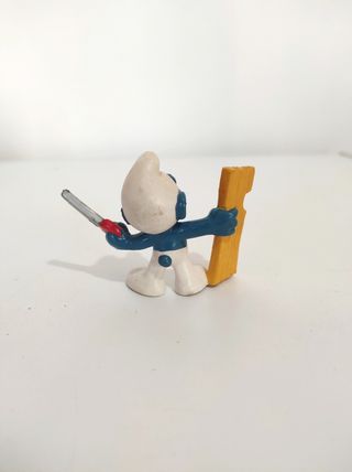 Puffo Falegname vintage del 1979