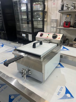 FREIDORA ELECTRICA DE 12 LITROS CON GRIFO