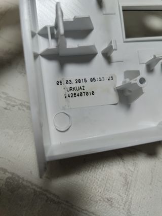 Panel frontal lavadora Beko 