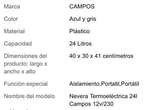 nevera termoelectrica