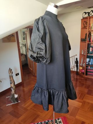 vestito donna nero. Zara. L