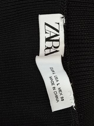 vestito donna nero. Zara. L
