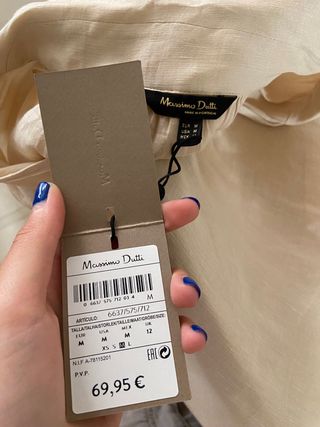 Vestido Massimo Dutti limo talla M nuevo