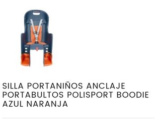 Silla portabebes para bicicleta