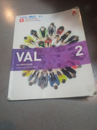 Libro Valores Éticos 2 Secundaria