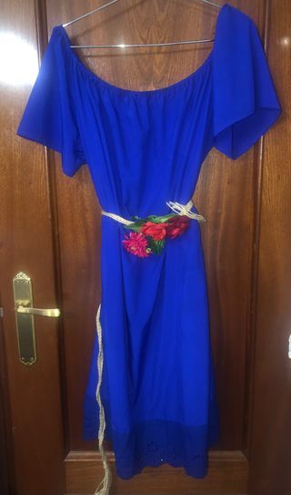 vestido azulón