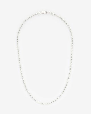 CADENA DE CUERDA DE 3 MM - ORO BLANCO