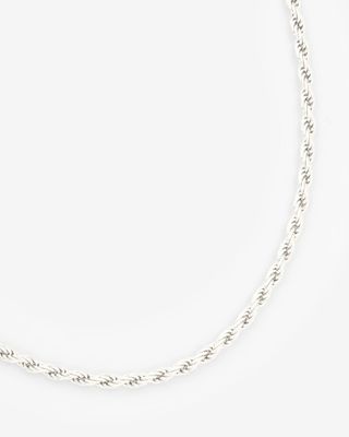 CADENA DE CUERDA DE 3 MM - ORO BLANCO