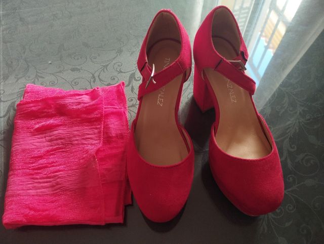 Zapatos de tacón con plataforma