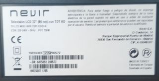 oferta!..Tv de 32" nevir