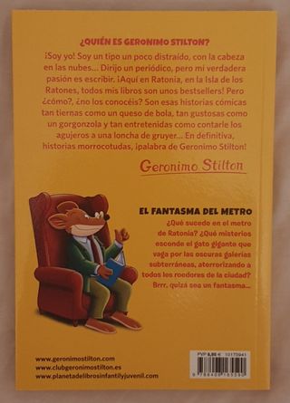 PACK LIBROS INFANTILES GERÓNIMO STILTON