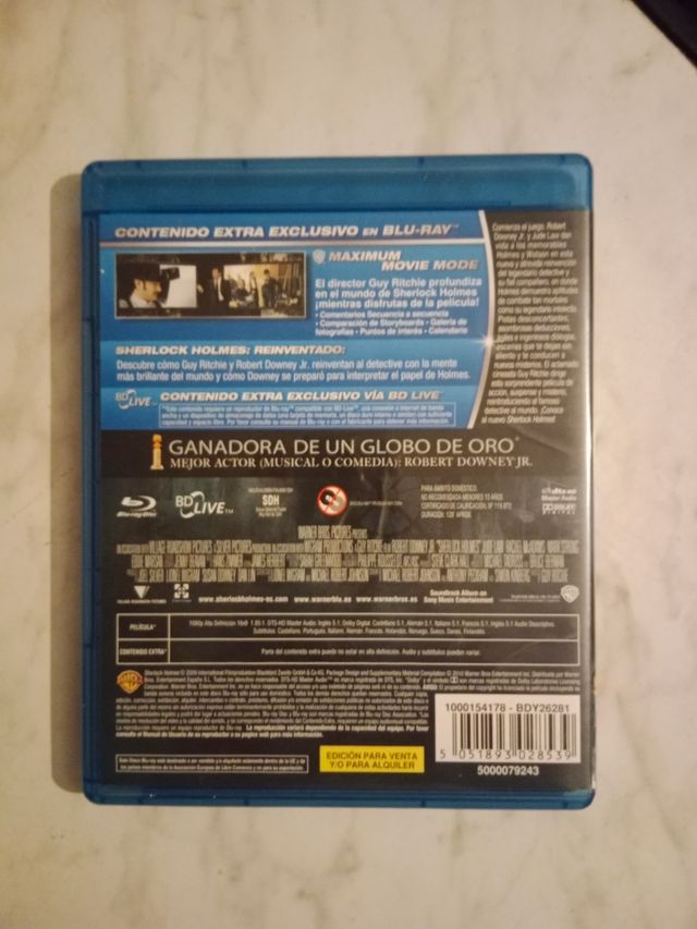 blu Ray Sherlock Holmes