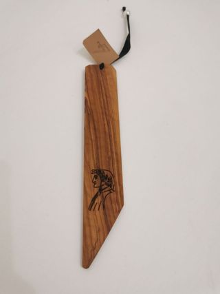 Segna libro in legno d'ulivo siciliano