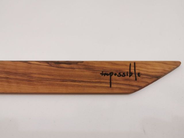 Segna libro in legno d'ulivo siciliano