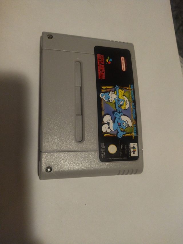 Los Pitufos Viajan por el Mundo Super Nintendo