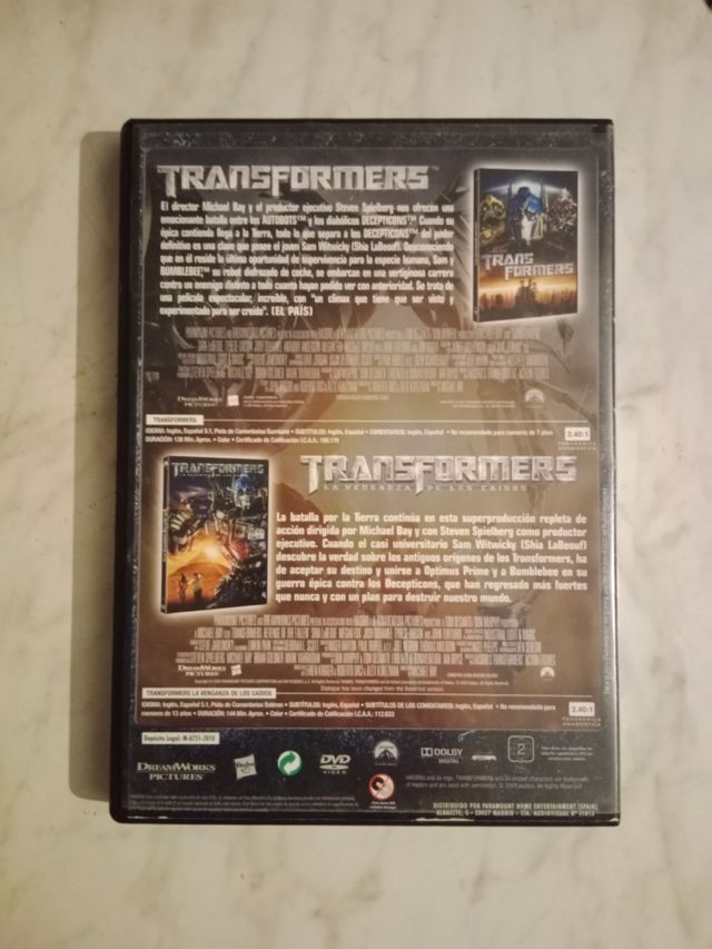 Pack Transformers 1 y 2