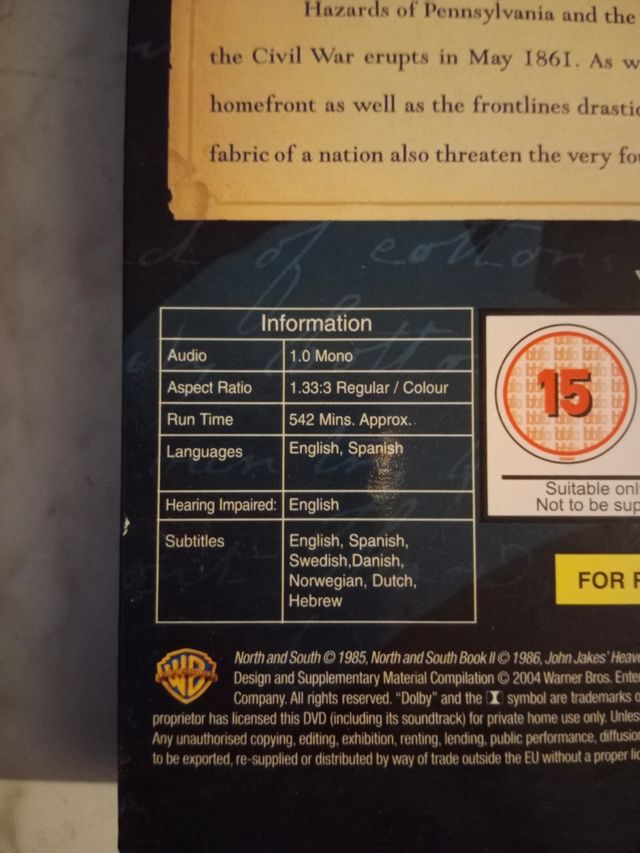 Serie norte y sur temporada 2