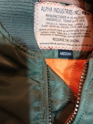 Chaqueta Alpha talla M