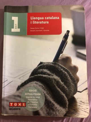 libro llengua catalana 1r bachillerato 