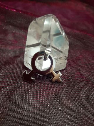 Colgante:"Símbolo de Unión, Mujer y Hombre"