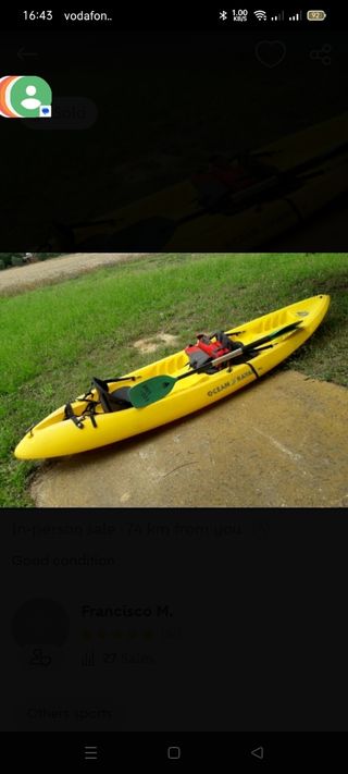 Kayak rigido