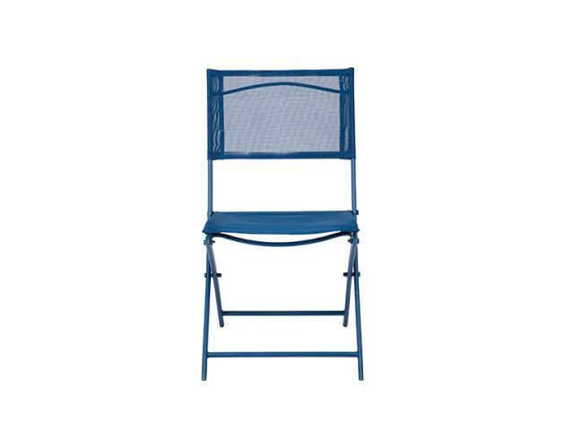 💥CONJUNTO 2 Sillas AZUL de Jardín Plegable💥