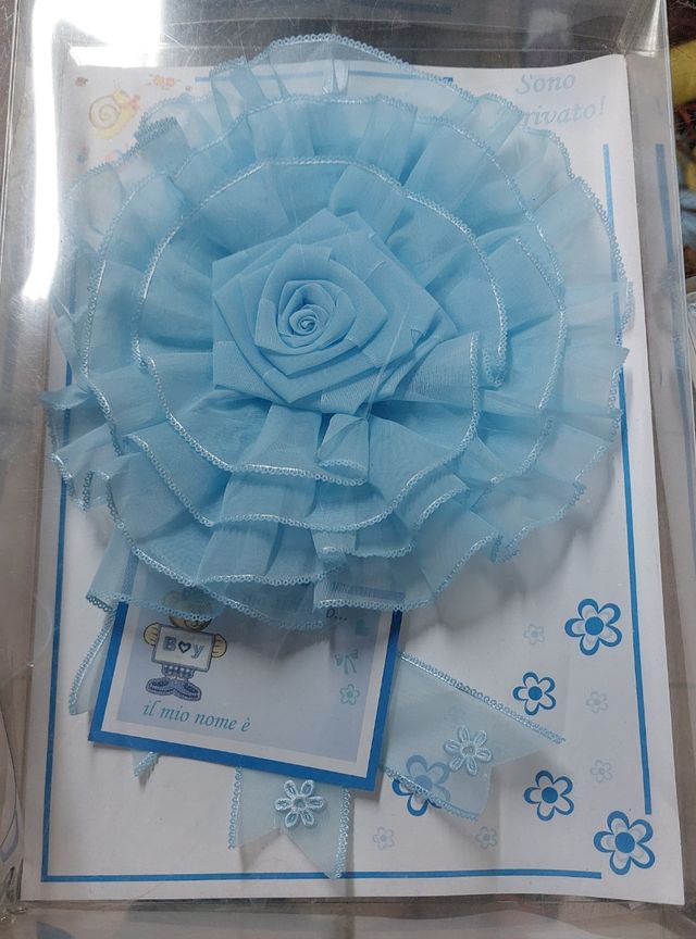 FIOCCO PER NASCITA AZZURRO