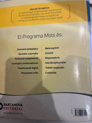 Pack libros 4 primaria, sin Ingles, lo he vendido