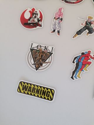 Coleção Autocolantes Dragon Ball Pulp Fiction etc