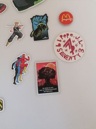Coleção Autocolantes Dragon Ball Pulp Fiction etc