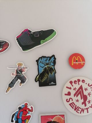 Coleção Autocolantes Dragon Ball Pulp Fiction etc