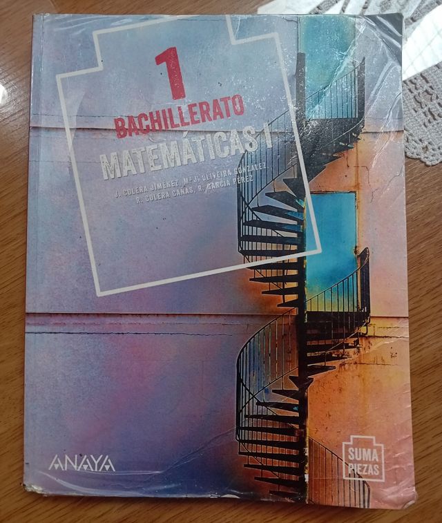 Libro de matemáticas anaya 1°Bach