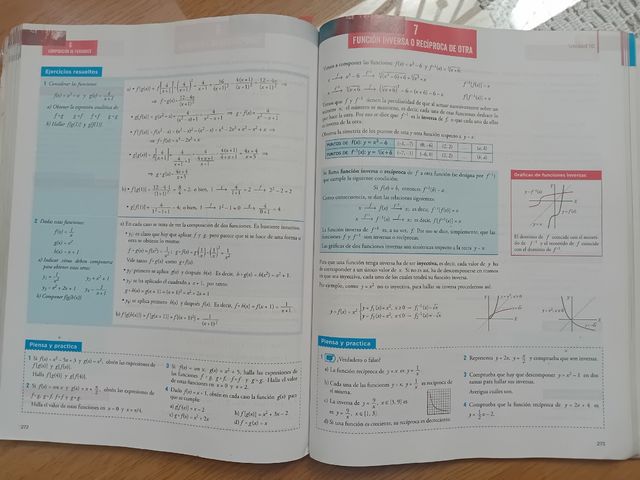 Libro de matemáticas anaya 1°Bach