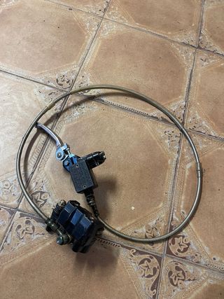 Pinza y bomba de freno pitbike