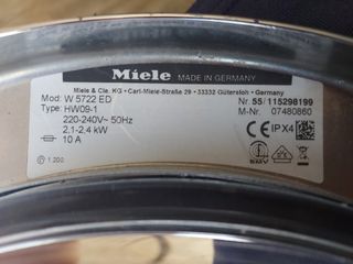 Puerta lavadora Miele W5722 
