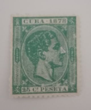 Sello Alfonso XII Cuba