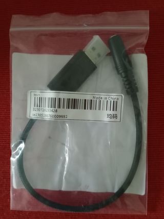Cable USB macho y Jack hembra 3,5
