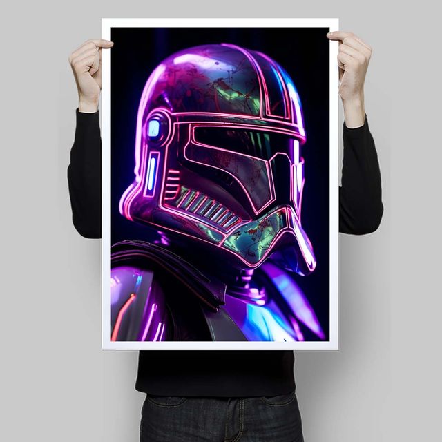 Neon Trooper poster/cuadro