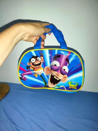Estuche o cartera Fanboy Charol material escolar