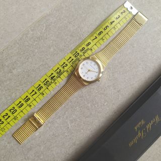 Reloj acero inox chapado oro NUEVO