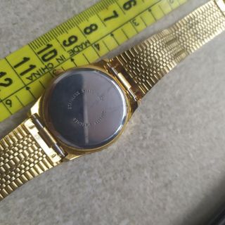 Reloj acero inox chapado oro NUEVO