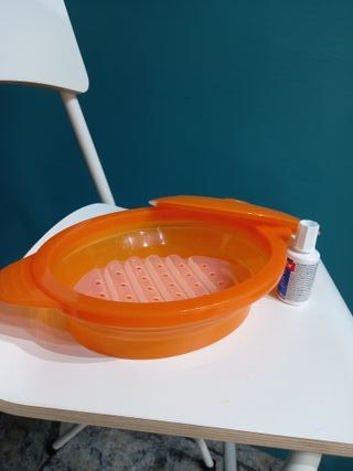 Olla plegable de silicona