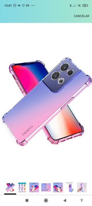 Custodia trasparente Oppo Reno 8 Pro+