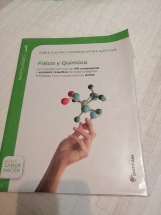 libro Fisica y quimica 1 bach