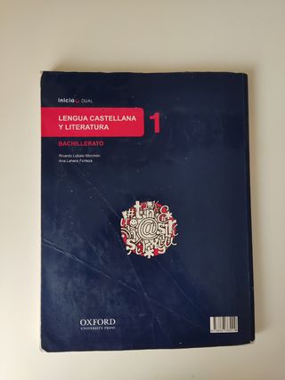 Libro lengua castellana 1 bachillerato 