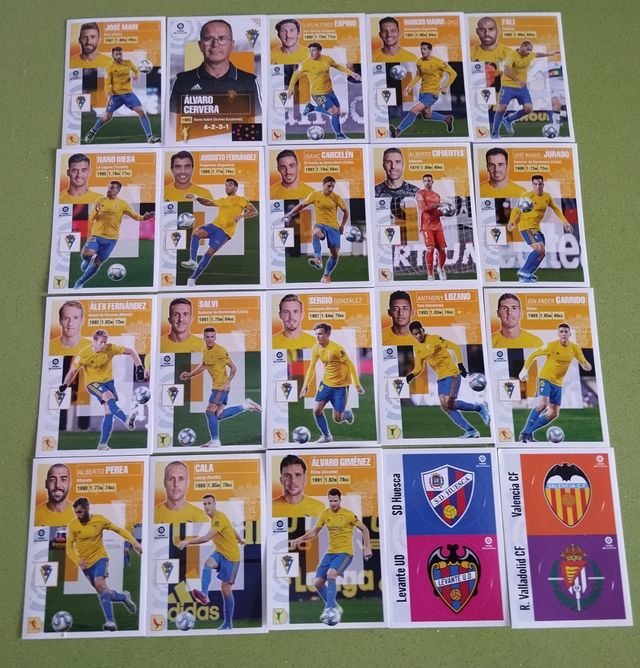 294 cromos BASICOS sin repetir liga este