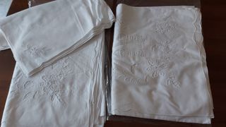 Set copriletto e tovaglia 12 persone 