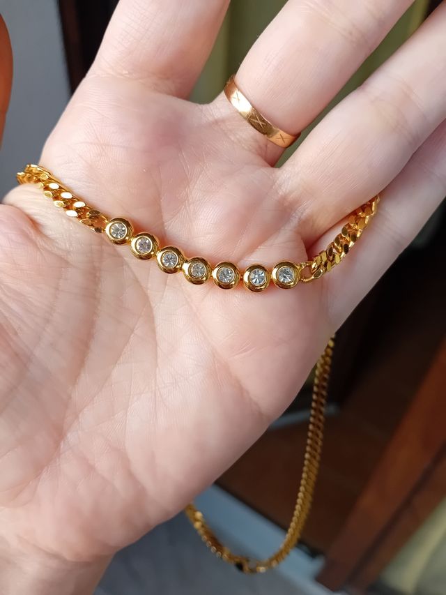 Collana girocollo vintage grumetta