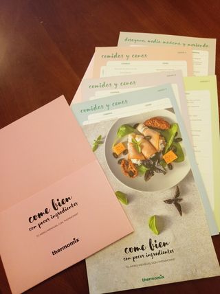 Menús Termomix. Hojas imanes nevera